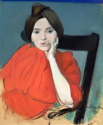 Portret van een vrouw, 1890